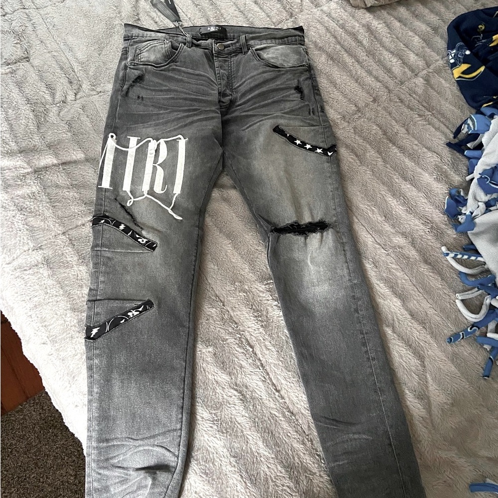 Size 36 Grey Amiri Jeans